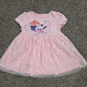 Baby Pink Minnie Onsie Dress